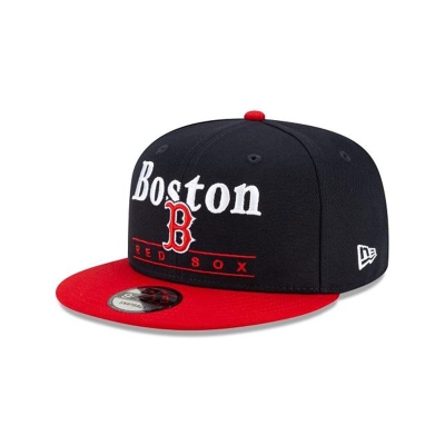 Sapca New Era Boston Red Sox MLB Two Tone Retro 9FIFTY Snapback - Albastri